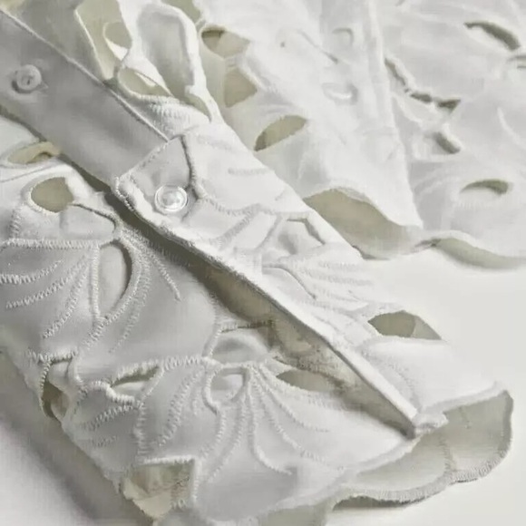 H&M Satin Eyelet Shirt—Rare/Sold Out! - Picture 7 of 7